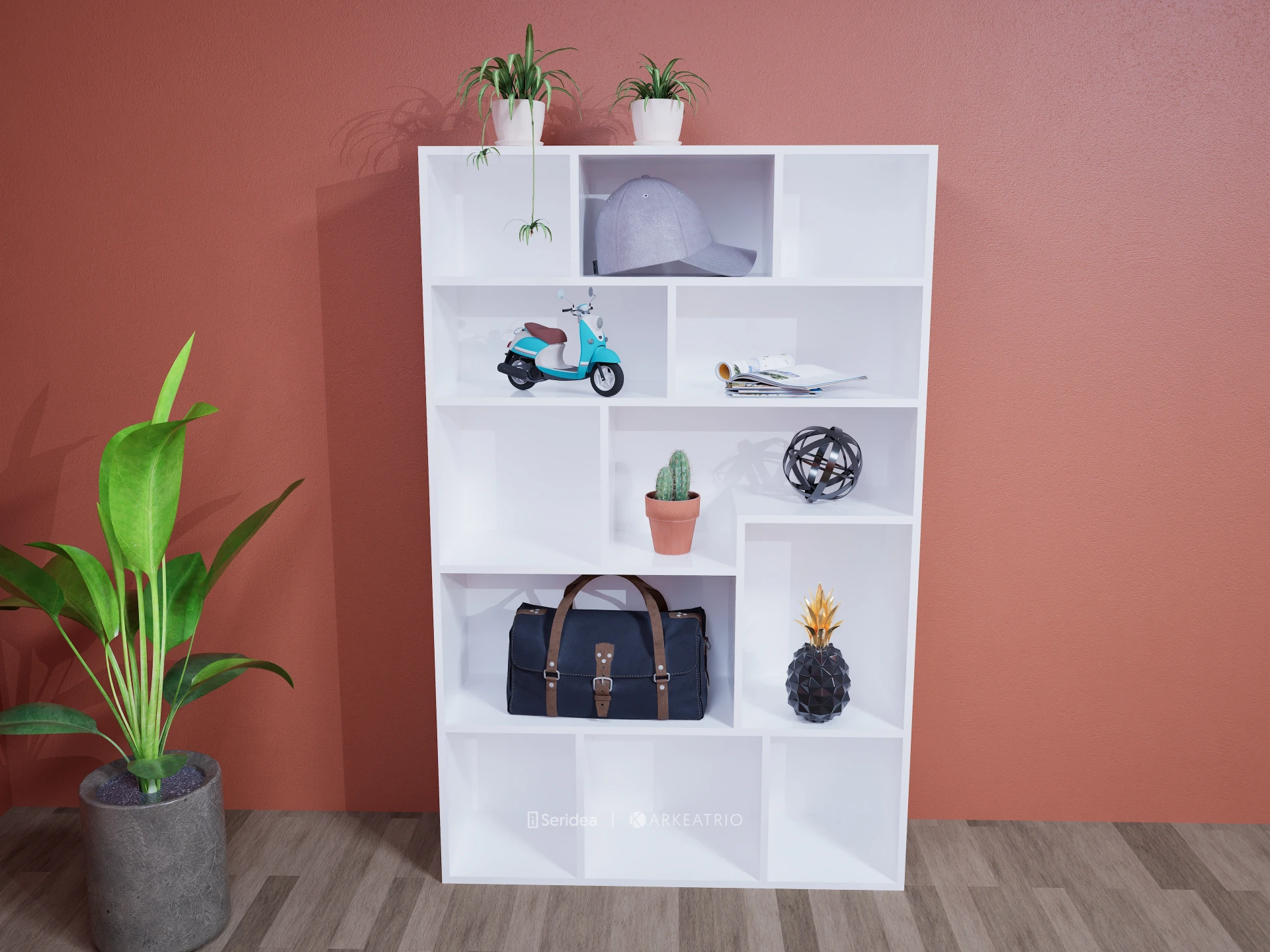 [1021] Estante Twelve (Blanco)